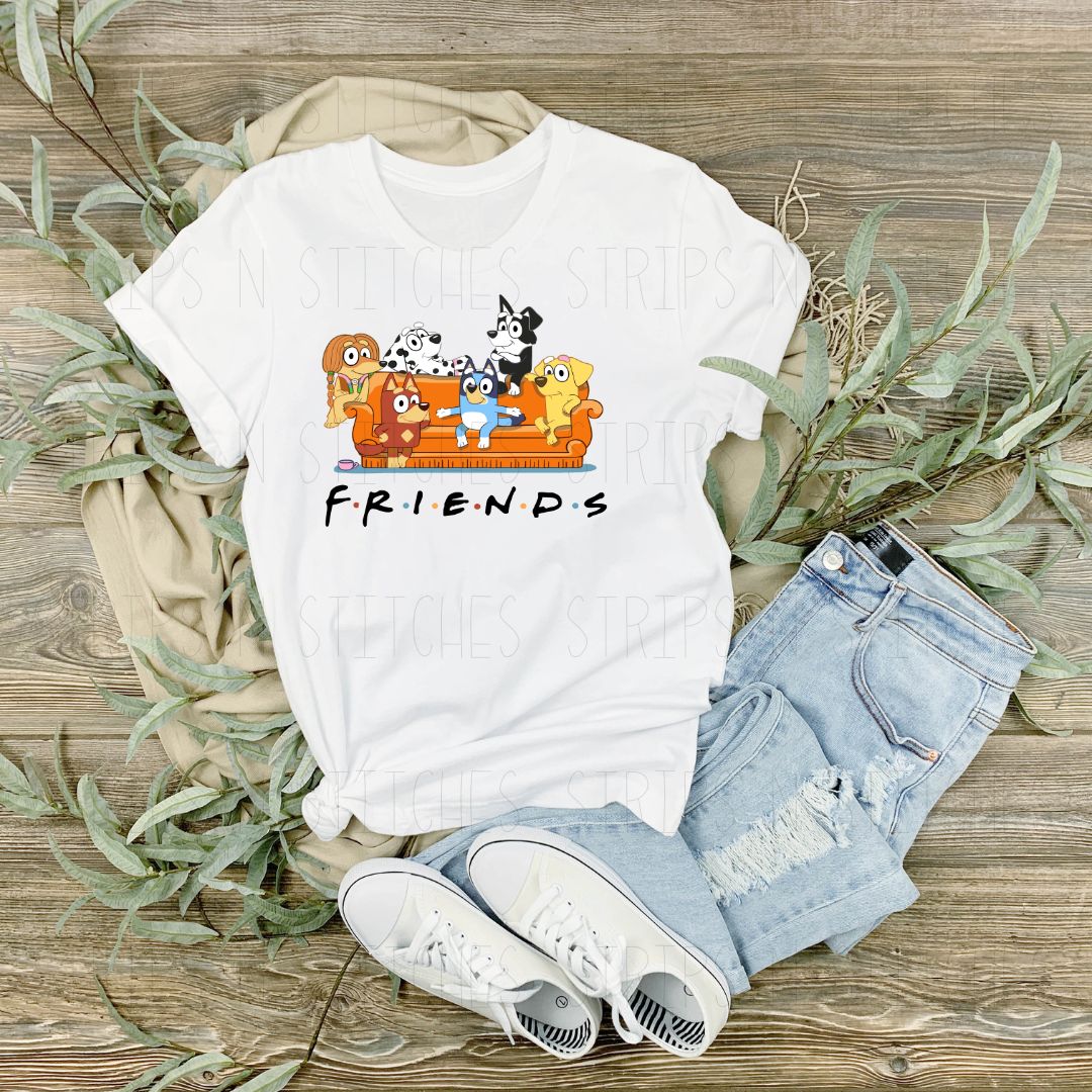 Bluey Friends | Sublimation Transfer | Create your own Shirt