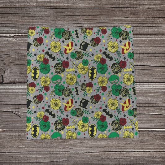 Almost Hidden Bat |  Fabric Strip- Bow Making- Headwrap- Scrunchies