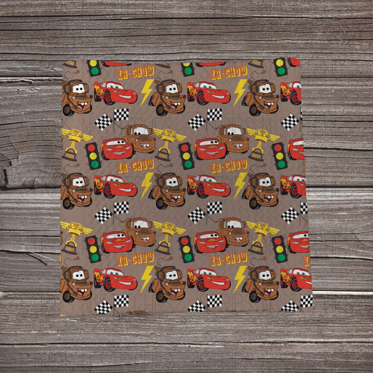 Chow Cars Scatter | Bullet Fabric Strip | Bow Making | Scrunchie | Headwraps