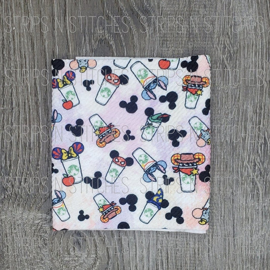 Magic  Friends Cups- Fabric Strip- Bow Making- Headwrap- Scrunchies