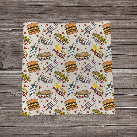 In N Out Scatter | Fabric Strip- Bow Making- Headwraps- Scrunchies