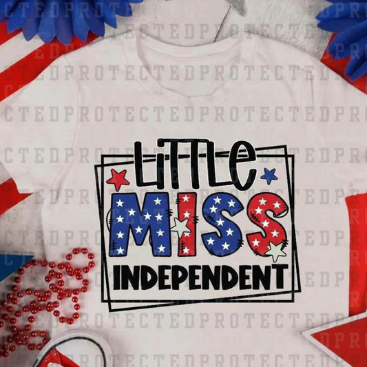 LITTLE MISS INDEPENDENT - DTF TRANSFER (2 sizes)