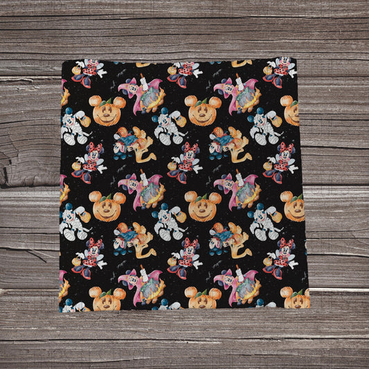 Magic Halloween - Black | Fabric Strip- Bow Making-