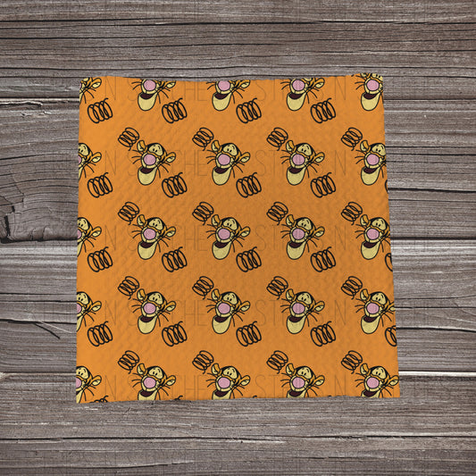 Scatter Tiger with Springs |Fabric Strips | Bow Making | Headwrap