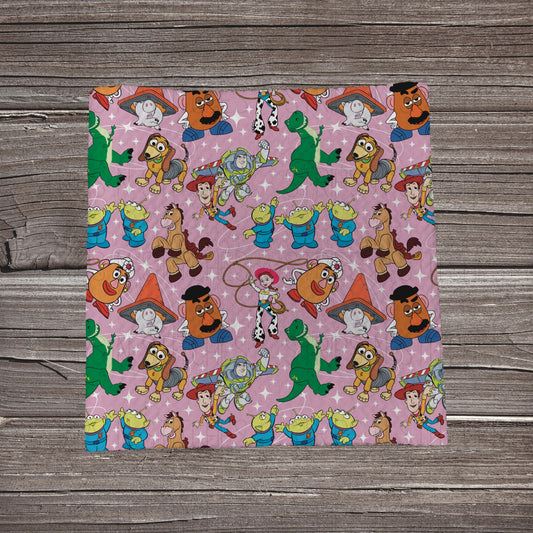 ToysFriends Scatter- Pink | Fabric Strip- Bow Making- Headwraps- Scrunchies