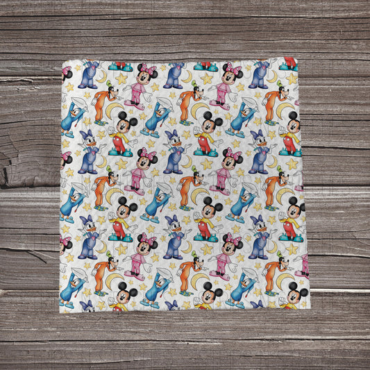 MM Friends Sleepover | Fabric Strip- Bow Making- Headwrap- Scrunchie