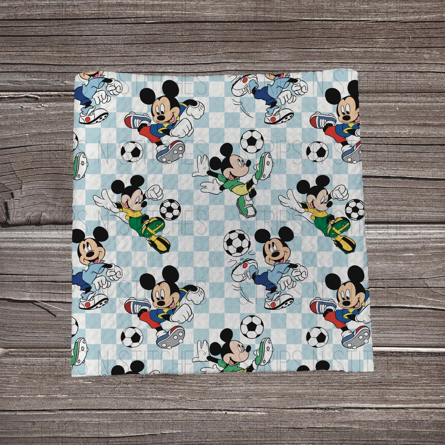 Checkered Soccer MM | Bullet Fabric Strip | Bow Making | Scrunchie |