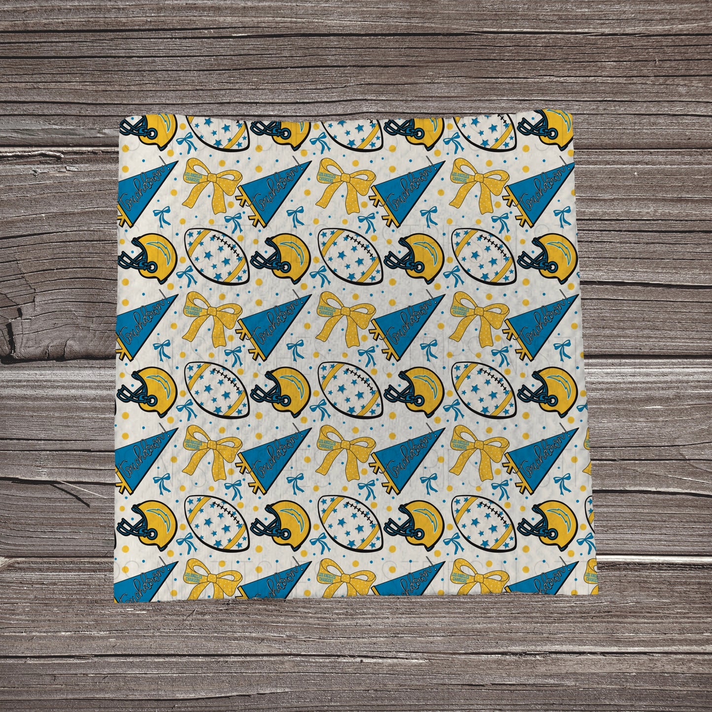 Football & Bows | All 32 Teams Available | Fabric Strip | Bow Making | Scrunchies | Headwraps