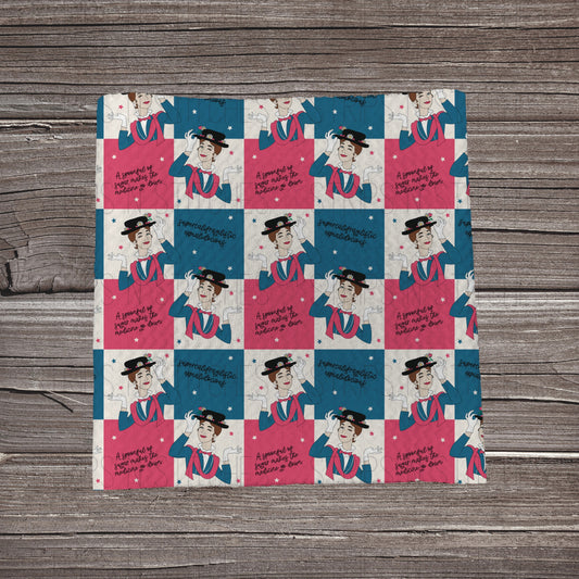 Checkered Nanny | Fabric Strip- Bow Making- Headwrap