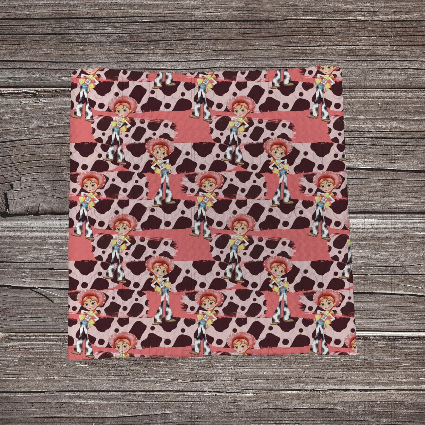 Jes Cow Print | Bullet Fabric Strip | Bow Making | Scrunchie |