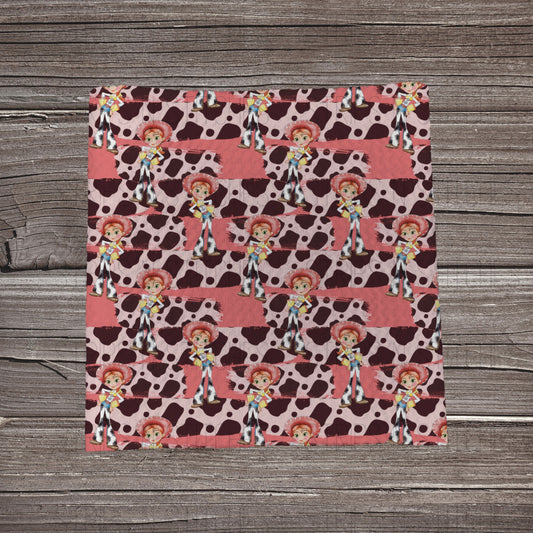 Jes Cow Print | Bullet Fabric Strip | Bow Making | Scrunchie |