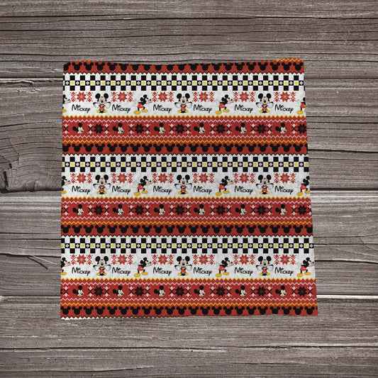 Boy MM Christmas Sweater | Bullet Fabric Strip | Bow Making | Scrunchie |