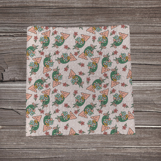 Classic Pig | Fabric Strip- Bow Making | Headwraps