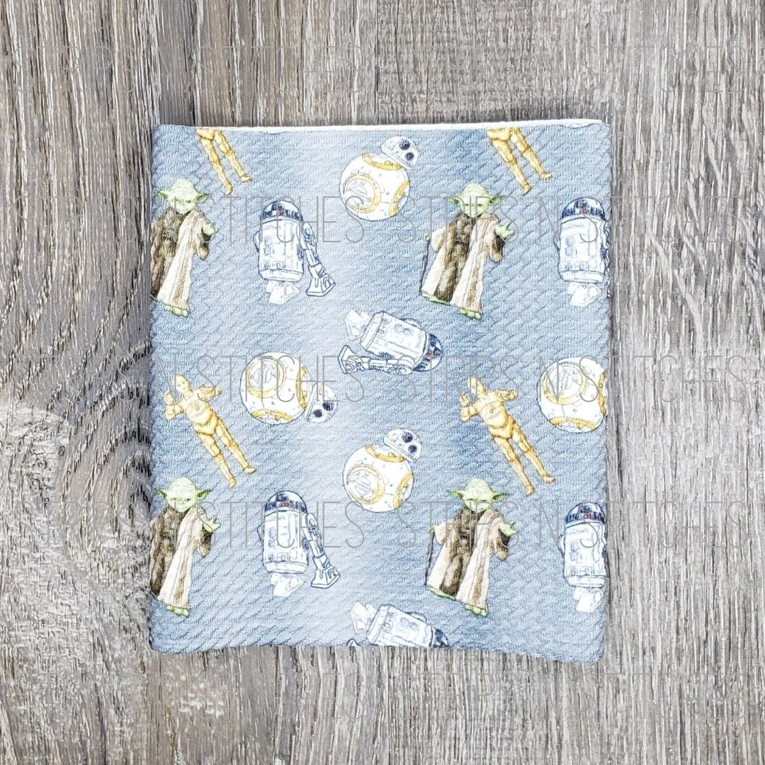 Scatter Force (grey) -Fabric Strip- Bow Making- Headwrap- Scrunchies