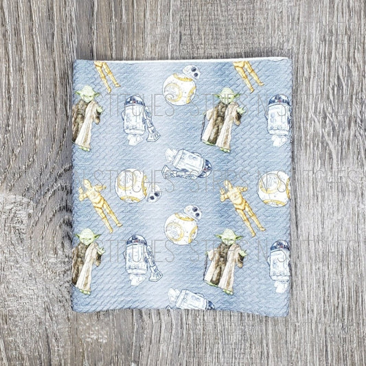 Scatter Force (grey) -Fabric Strip- Bow Making- Headwrap- Scrunchies