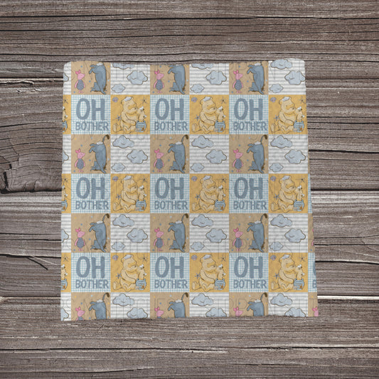 Sweet Honey Brother Patchwork | Fabric Strip- Bow Making- Headwraps- Scrunchieshma