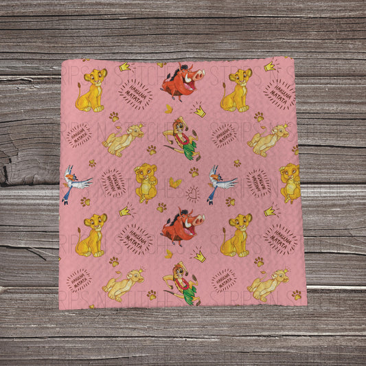 No Worries Pink | Bullet Fabric Strip | Bow Making | Scrunchie |