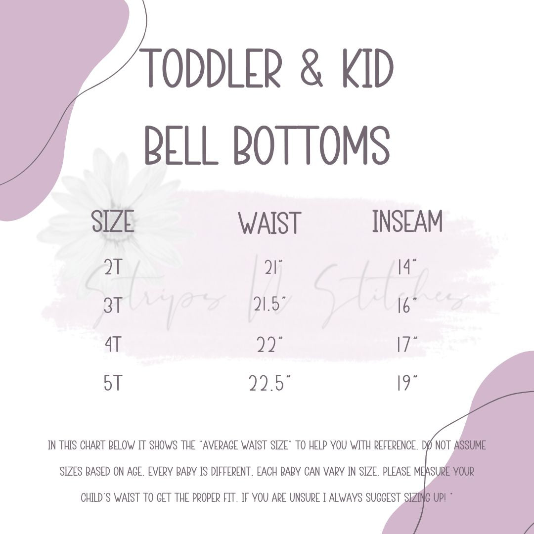 Ready to Sew Pre-Cut Bell Bottoms