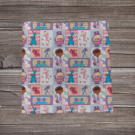 Doctor Stuff Patchwork | Bullet Fabric Strip | Bow Making | Scrunchie | Headwraps