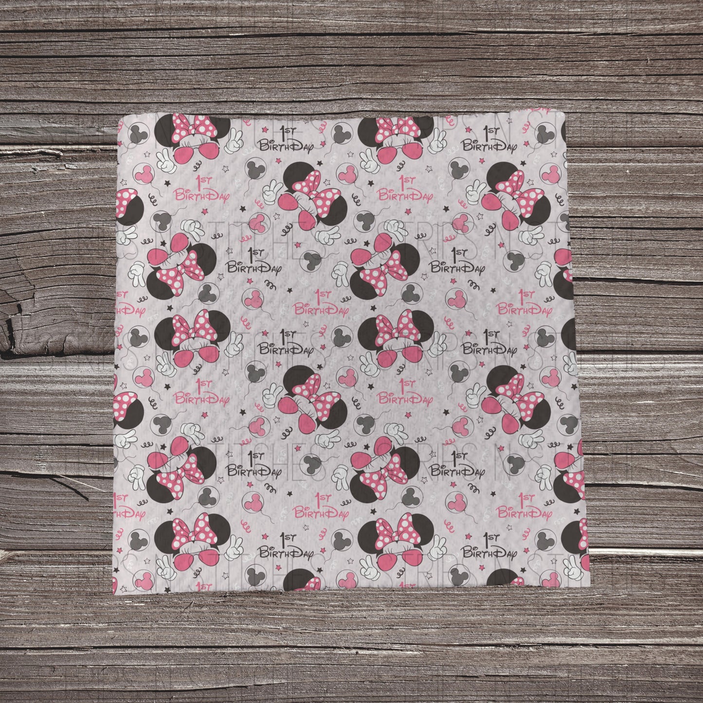 First Birthday Min M | Fabric Strips | Bow Making | Head Wrap | Scrunchies