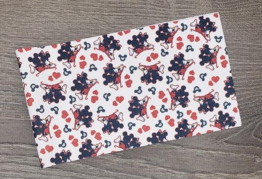 MM Love Fabric Strip- Bow Making- Headwrap- Scrunchies