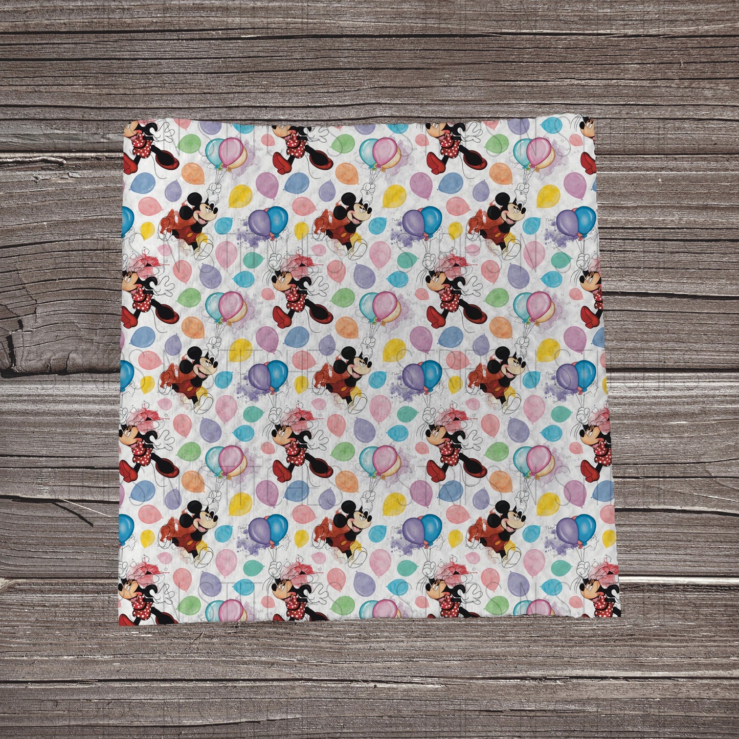 Girl MM Pastel Balloons | Fabric Strip- Bow Making- Headwrap- Scrunchies