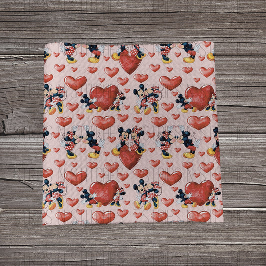 Valentine MMCouple | Fabric Strip- Bow Making- Headwrap- Scrunchies