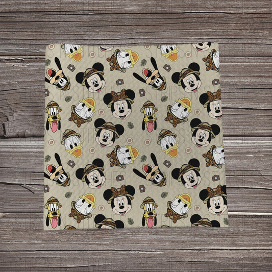 MM Friends Safari  | Bullet Fabric Strip | Bow Making | Scrunchie |