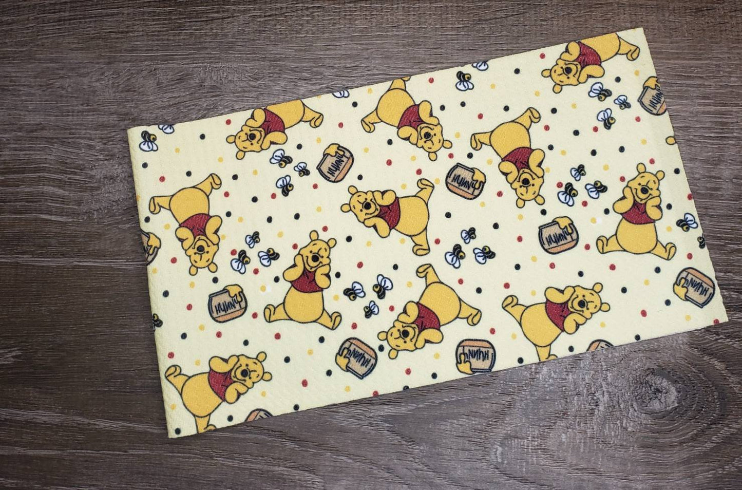 Sweet Bear Fabric Strip- Bow Making- Headwrap- Scrunchies