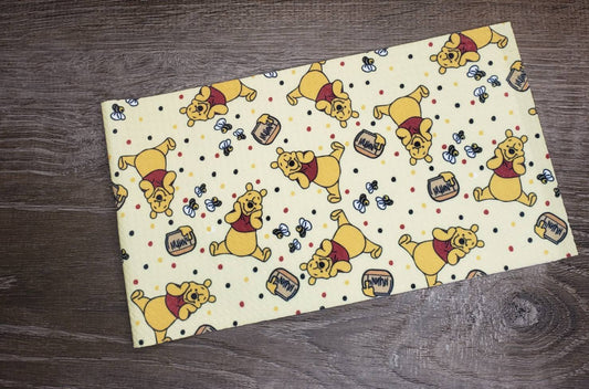 Sweet Bear Fabric Strip- Bow Making- Headwrap- Scrunchies