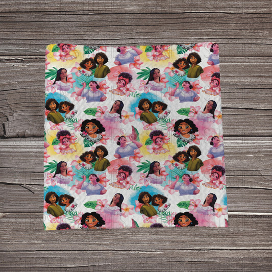Scattered Madrigal | Fabric Strip- Bow Making- Headwrap- Scruncie