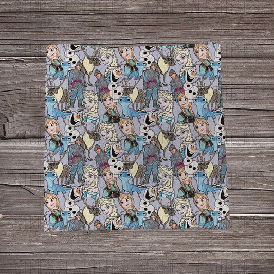 Sketch Ice Girl | Fabric Strips | Bow Making | Headwrap | Scrunchies