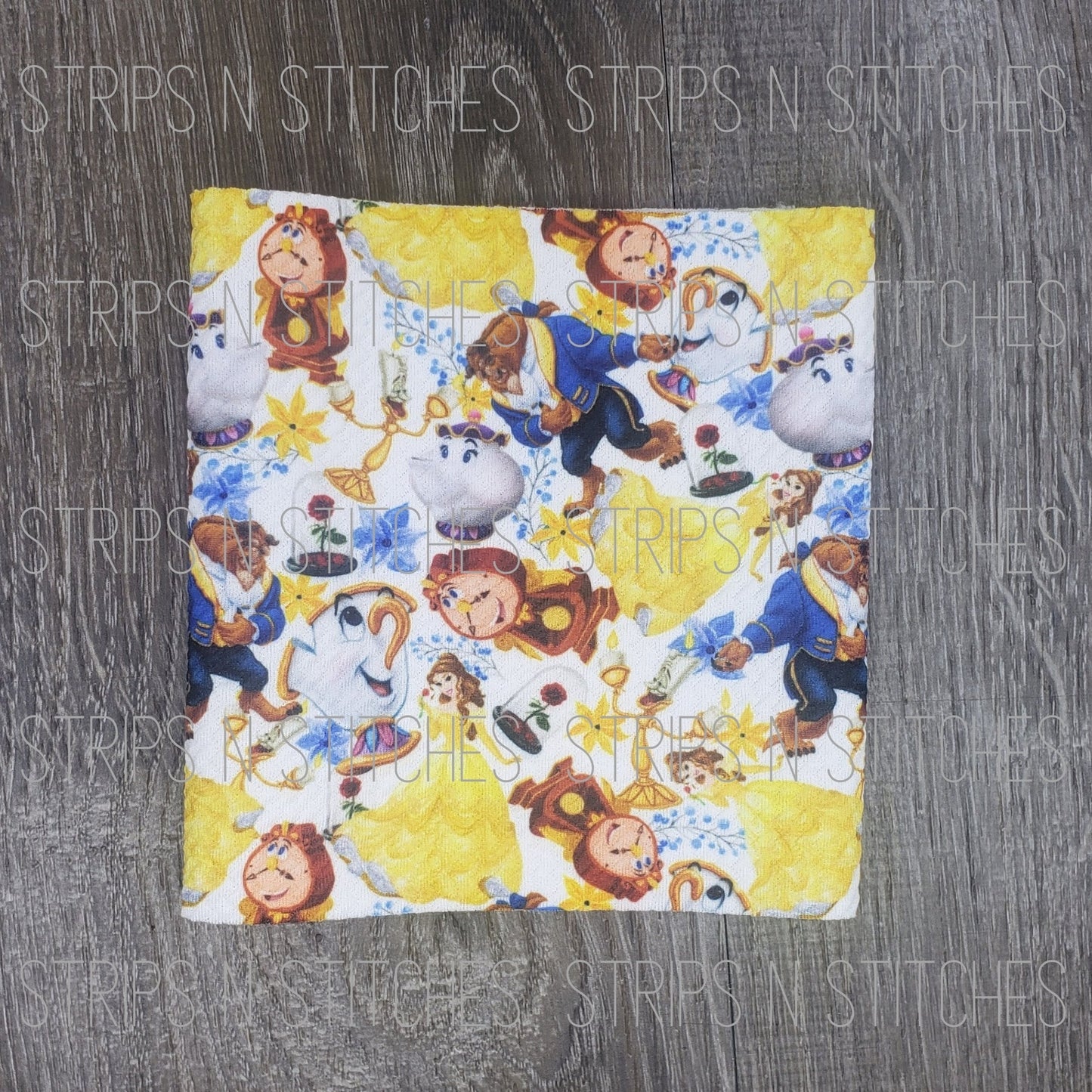 Pretty &  Beast Mashup | Fabric Strip- Bow Making- Headwrap- Scrunchies