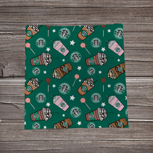 Morning Brew Green | Bullet Fabric Strip | Bow Making | Scrunchie |