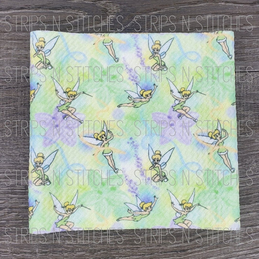 Watercolor Sassy Bell- Green | Bow Making- Headwrap- Scrunchies