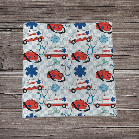 Ambulance Scatter | Fabric Strip | Bow Making | Headwrap | Scrunchies