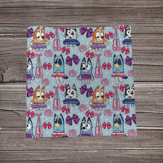 Ballet Bluey | Fabric Strip | Bow Making | Headwrap | Scrunchies