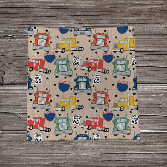 Big Rig Scatter | Fabric Strip | Bow Making | Headwrap | Scrunchies