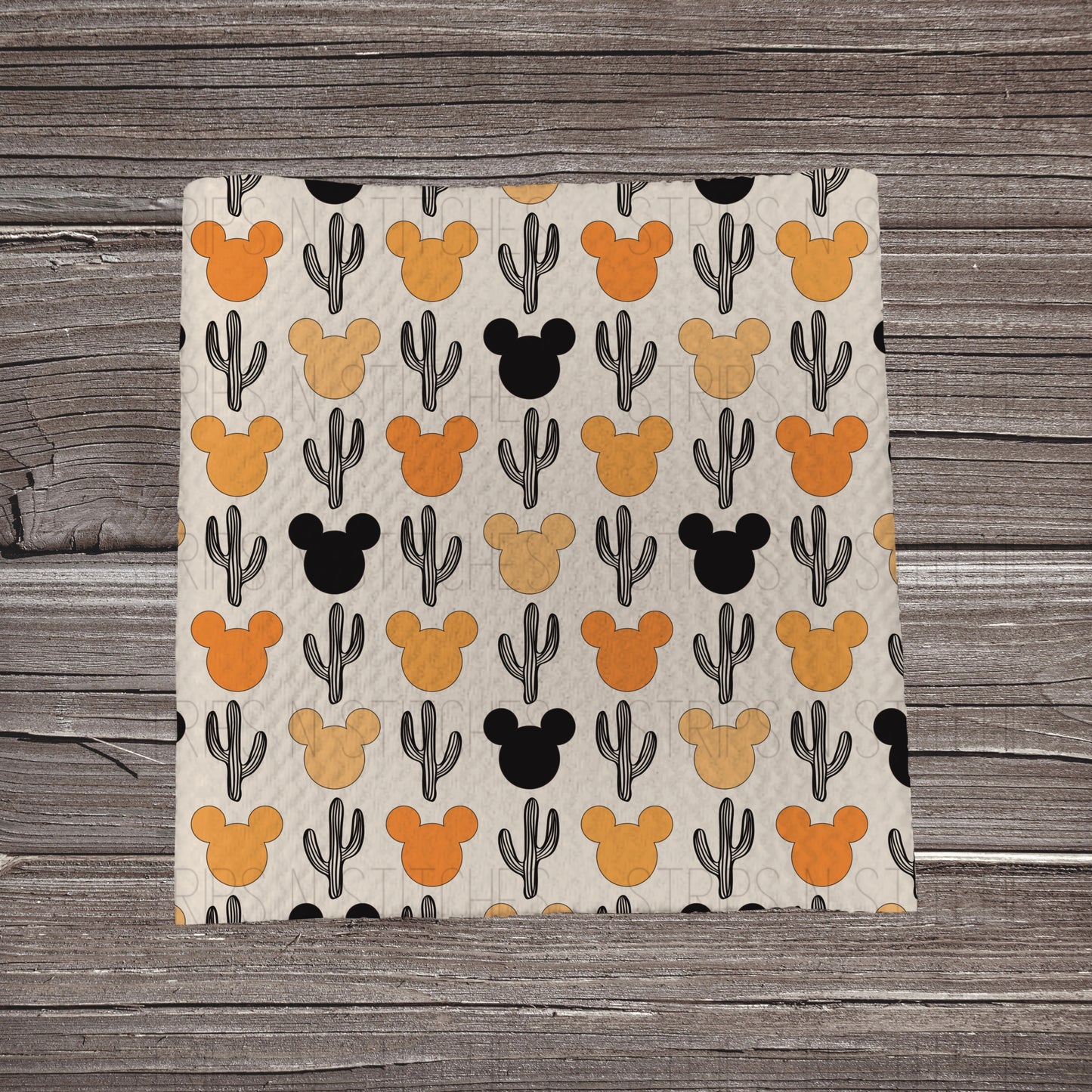Black & Orange Desert Mouse | Fabric Strip | Bow Making | Headwrap | Scrunchies