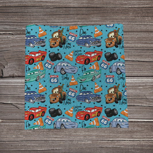 Blue Cars Pals | Fabric Strip | Bow Making | Headwrap | Scrunchies