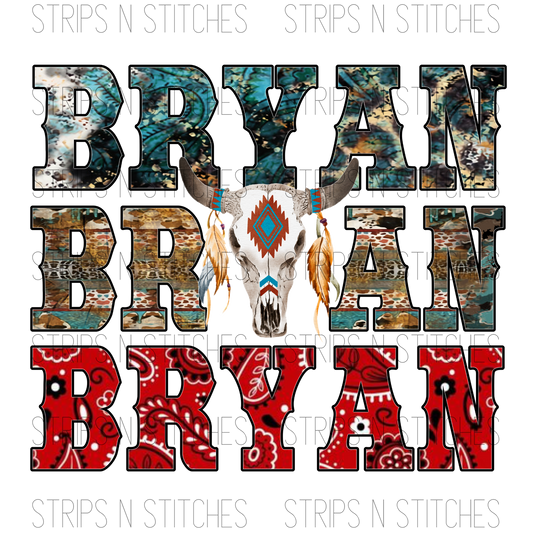 Bryan| Sublimation Transfer | Create your own