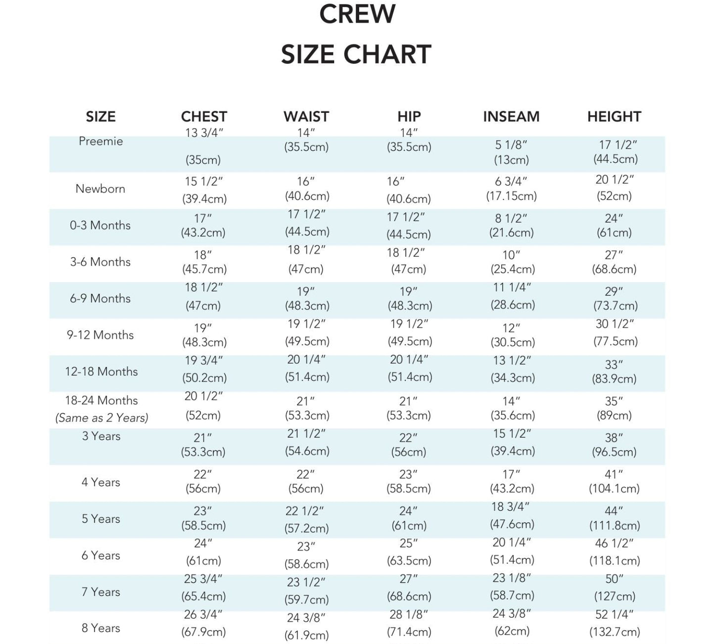 Ready to Sew Pre-Cut Long Sleeve Crew Shirt Up to Size 8