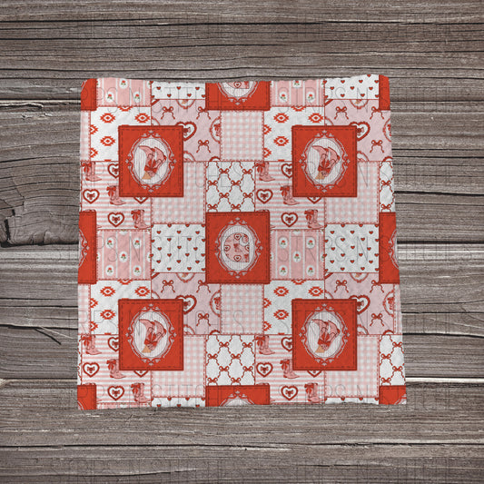 Carhartt Valentine Cowgirl  | Fabric Strip- Bow Making- Headwraps- Scrunchies