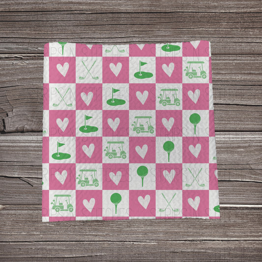 Checkered Golf | Bullet Fabric Strip | Bow Making | Scrunchie | Headwrap