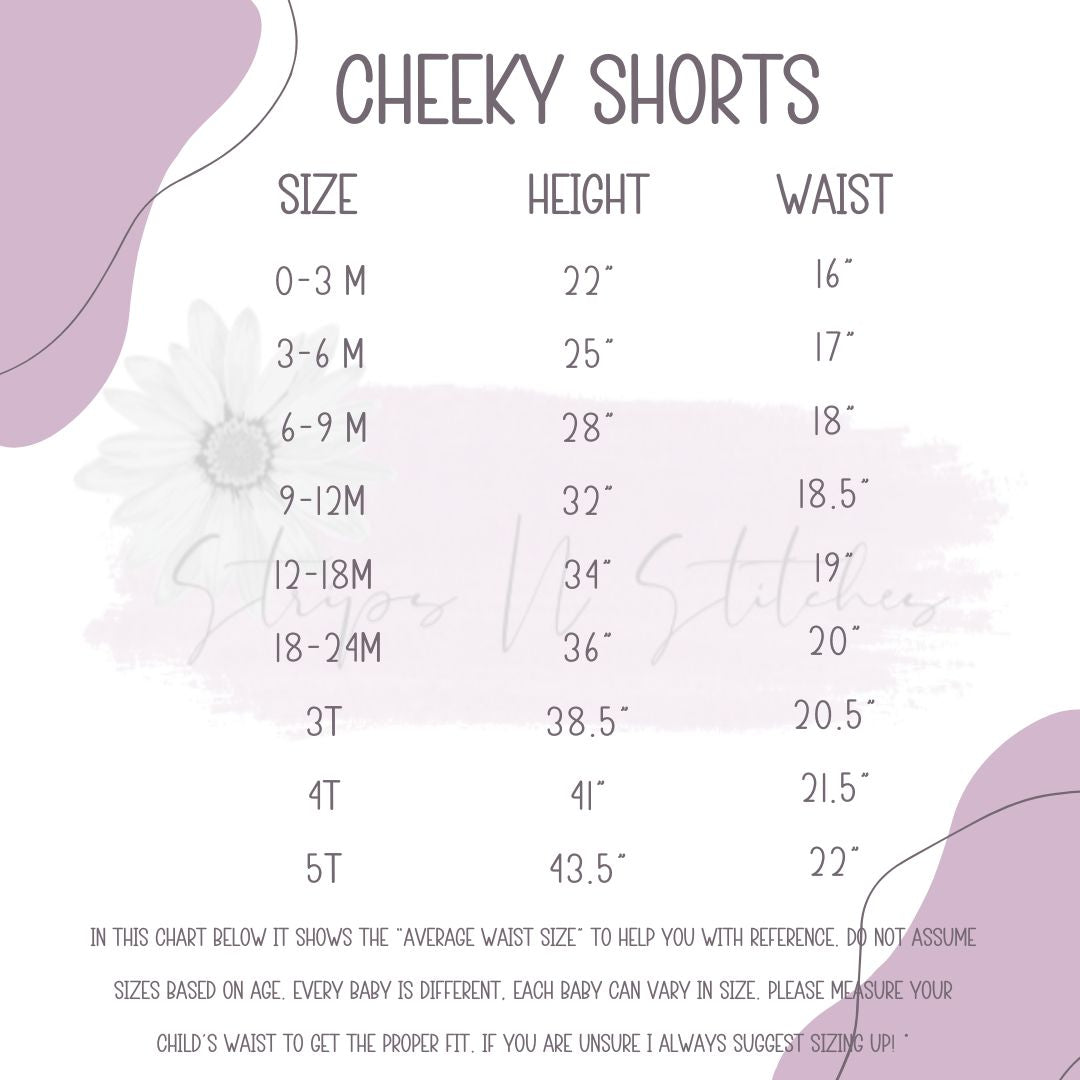 SOLID COLOR WAIST & CUFFS - Ready to Sew Pre-Cut Cheeky Shorts