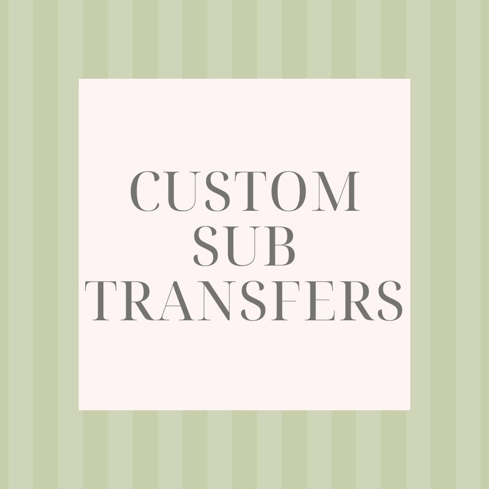 Custom Sublimation Transfers – Strips N Stitches
