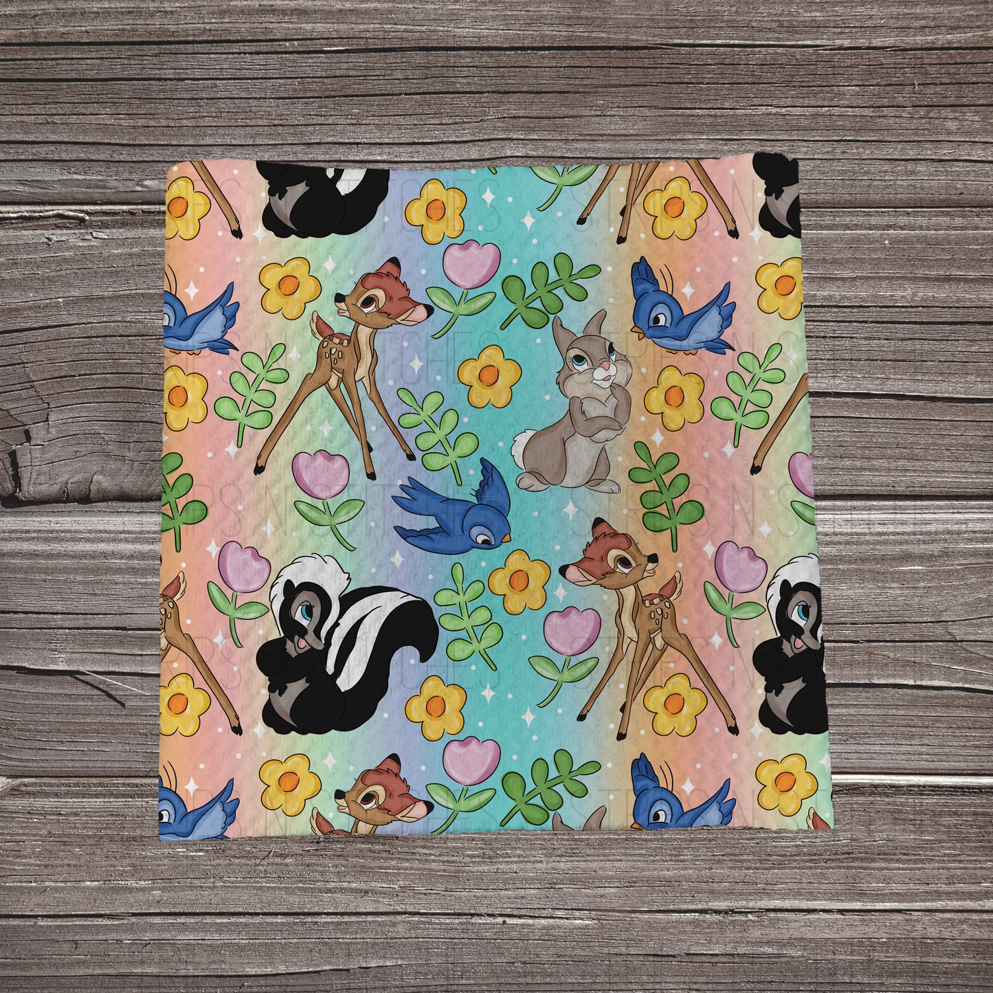 Deer Friends- Ombre | Bullet Fabric Strip | Bow Making | Scrunchie