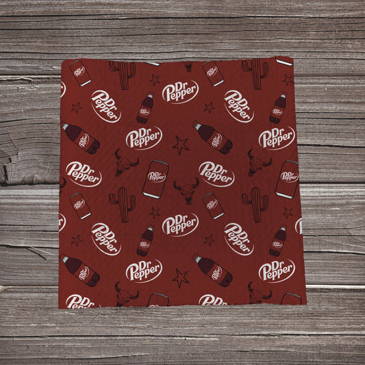 Dr Pepper & Skulls Scatter | Fabric Strip | Bow Making | Headwrap | Scrunchies