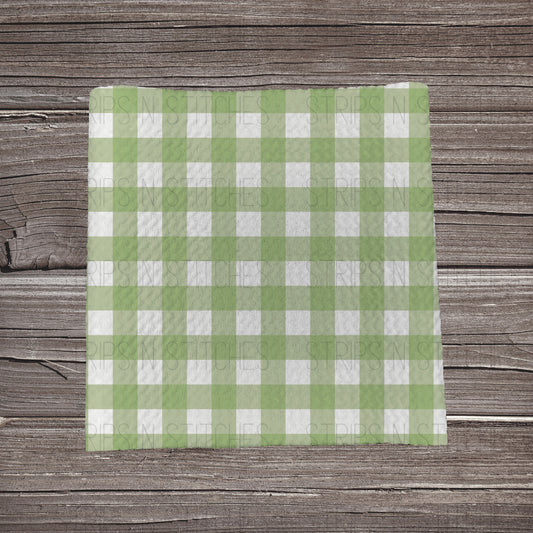 Frog Princess Coord Plaid | Fabric Strip- Bow Making- Headwrap- Scrunchies