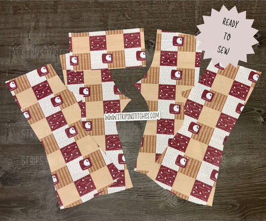 Ready to Sew Pre-Cut Flare Pants Up to Size 8